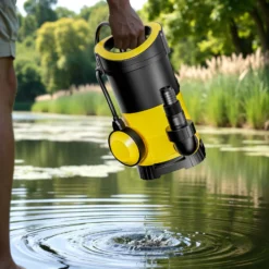 Wiltec Schmutzwasserpumpe 7.000l/h mit 400W, max. Förderhöhe 7,5 m, Fremdkörper bis Ø 5 mm
