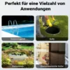 Wiltec Schmutzwasserpumpe mit Sensor 400 W, Tauchpumpe Schmutzwasser mit 2 Modi, Wasserpumpe 8500 l/h, Brunnenpumpe 5 m Förderhöhe & 5 m Tiefe