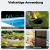 Wiltec Schmutzwasserpumpe 1500W Tauchpumpe mit 22800l/h Fördermenge inkl. 20m Schlauch