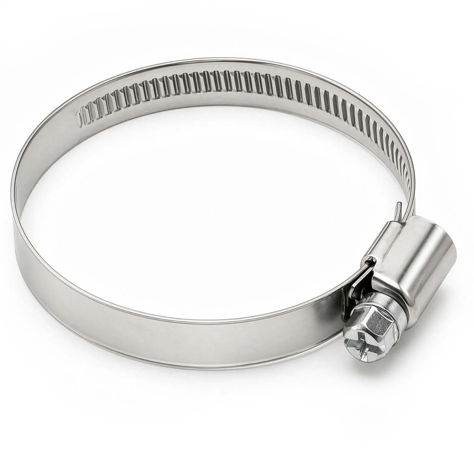 Wiltec Schneckengewindeschelle W1 12mm Bandbreite 46-70mm Spannbereich verzinkt für Schläuche flexible Schlauchschelle