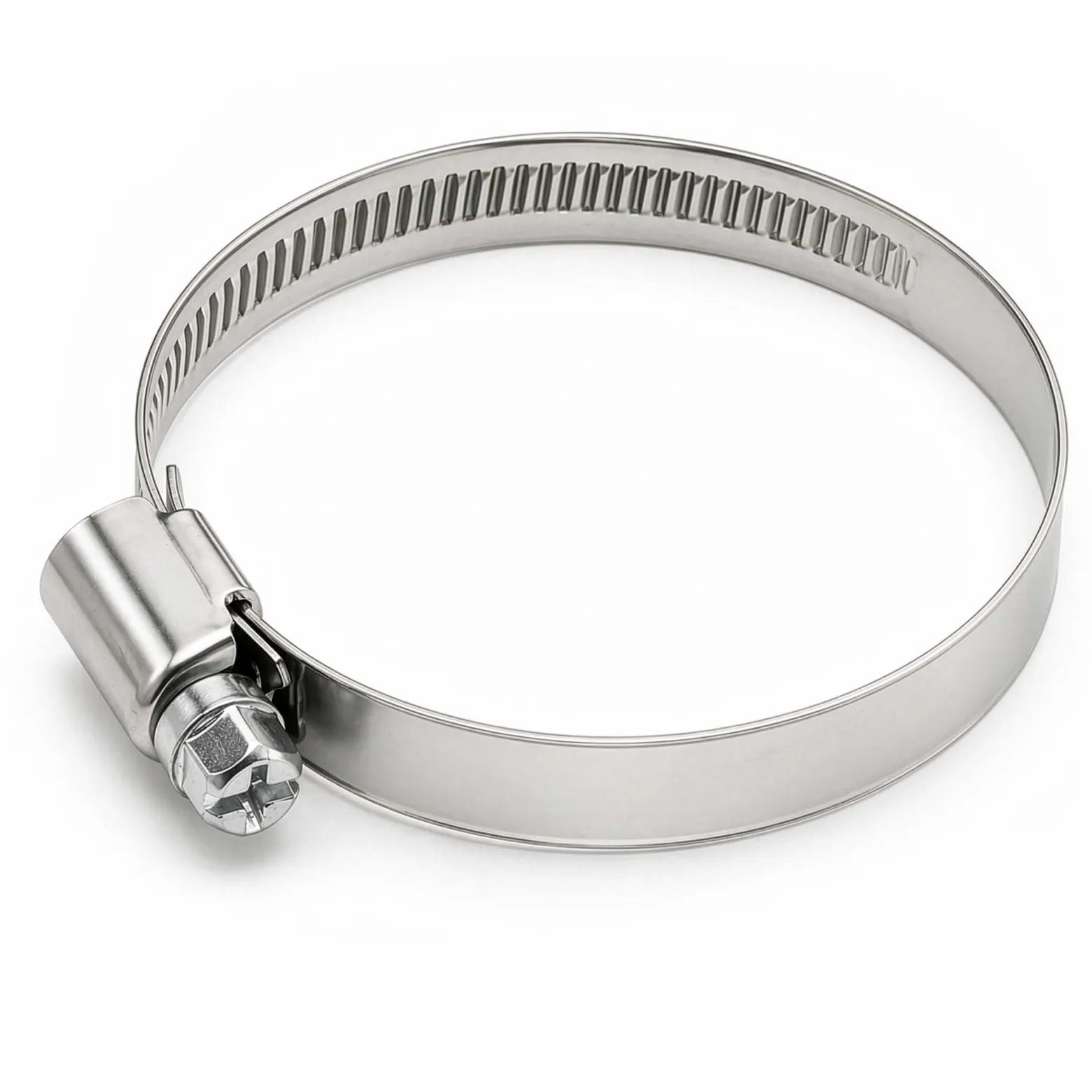 Wiltec Schneckengewindeschelle W1 12mm Bandbreite 46-70mm Spannbereich verzinkt für Schläuche flexible Schlauchschelle