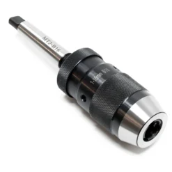 Wiltec Schnellspannbohrfutter MK2-B16 mit 16mm Spannbereich und integriertem Morsekegel Bohrfutter für Bohrmaschine Fräsmaschine Drehmaschine