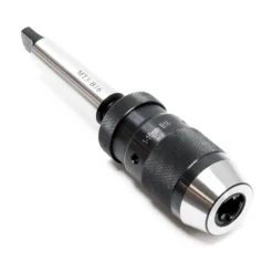 Wiltec Schnellspannbohrfutter MK3-B16 mit 16mm Spannbereich und integriertem Morsekegel Bohrfutter für Bohrmaschine Fräsmaschine Drehmaschine