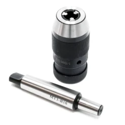 Wiltec Schnellspannbohrfutter MK3-B16 mit 16mm Spannbereich und integriertem Morsekegel Bohrfutter für Bohrmaschine Fräsmaschine Drehmaschine