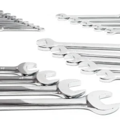 Wiltec Schraubenschlüssel Set 22-teilig Maulschlüssel 6-32mm im praktischen Koffer, Ringschlüssel, Schraubendreher Set