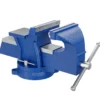 Wiltec Schraubstock Heavy Duty 125 mm Klemmbacke, Spannwerkzeug mit Amboss für schwere Beanspruchung für Werkbank