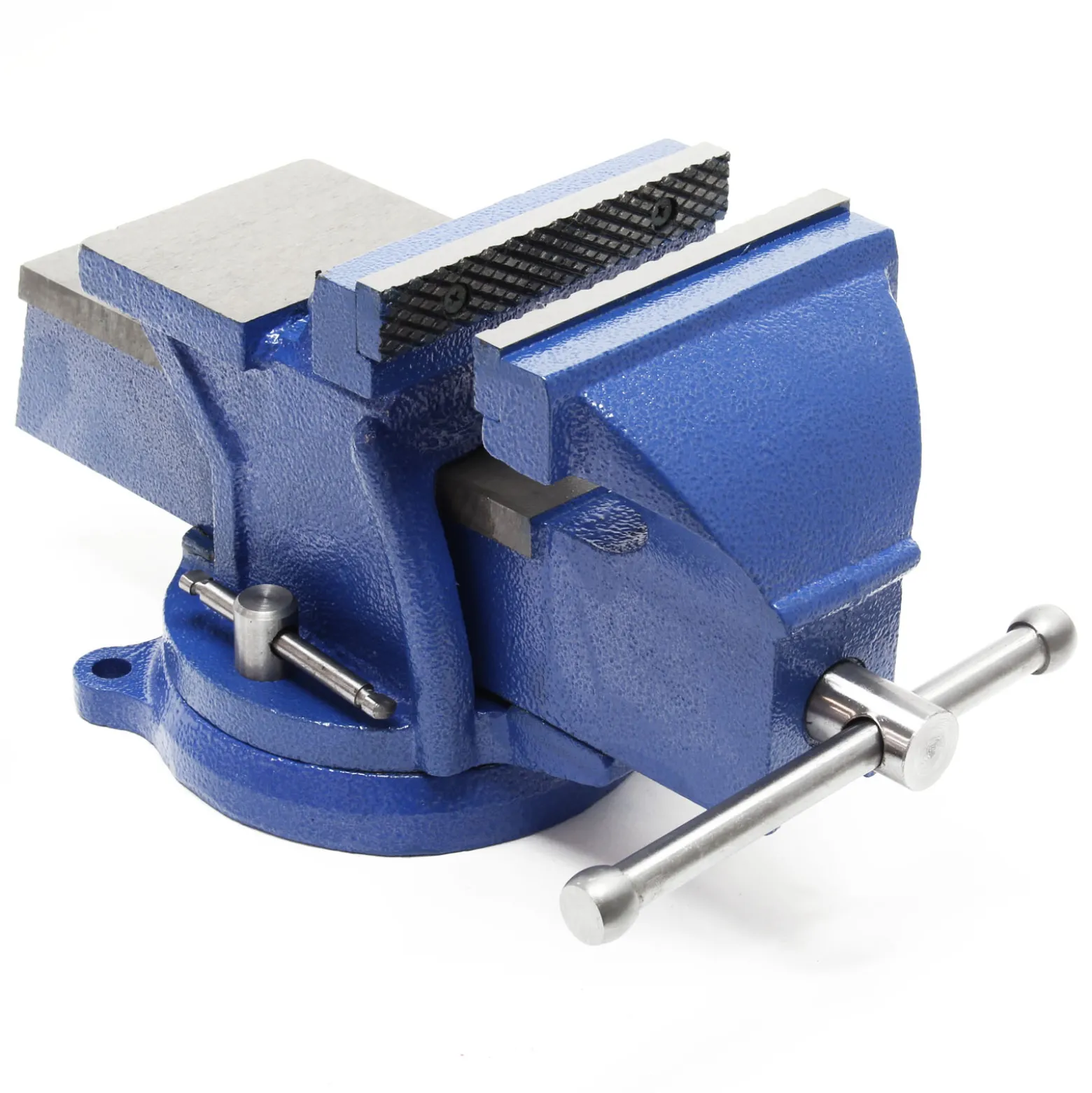 Wiltec Schraubstock Heavy Duty 150 mm Klemmbacke, Spannwerkzeug mit Amboss für schwere Beanspruchung für Werkbank