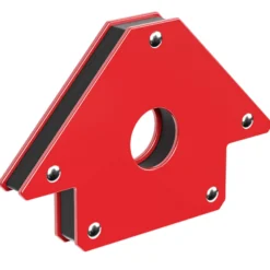 Wiltec Schweißmagnet mit 32 kg Haftkraft, 190 x 120 x 26 mm Schweißwinkel mit 45°, 90° und 135°, Schweißzubehör Magnetwinkel hält Werkstücke zusammen