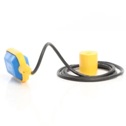 Wiltec Schwimmerschalter für Pumpen, 230VAC 16A, Pegelschalter für Tauchpumpen, Wechsler mit 2 m Kabel