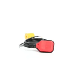Wiltec Schwimmerschalter für Pumpen, 230VAC 16A Rund, Pegelschalter für Tauchpumpen, Wechsler mit 5 m Kabel