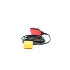 Wiltec Schwimmerschalter für Pumpen, 230VAC 16A Rund, Pegelschalter für Tauchpumpen, Wechsler mit 5 m Kabel