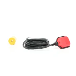 Wiltec Schwimmerschalter für Pumpen, 230VAC 16A Rund, Pegelschalter für Tauchpumpen, Wechsler mit 5 m Kabel