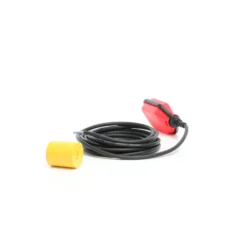 Wiltec Schwimmerschalter für Pumpen, 230VAC 16A Rund, Pegelschalter für Tauchpumpen, Wechsler mit 2 m Kabel
