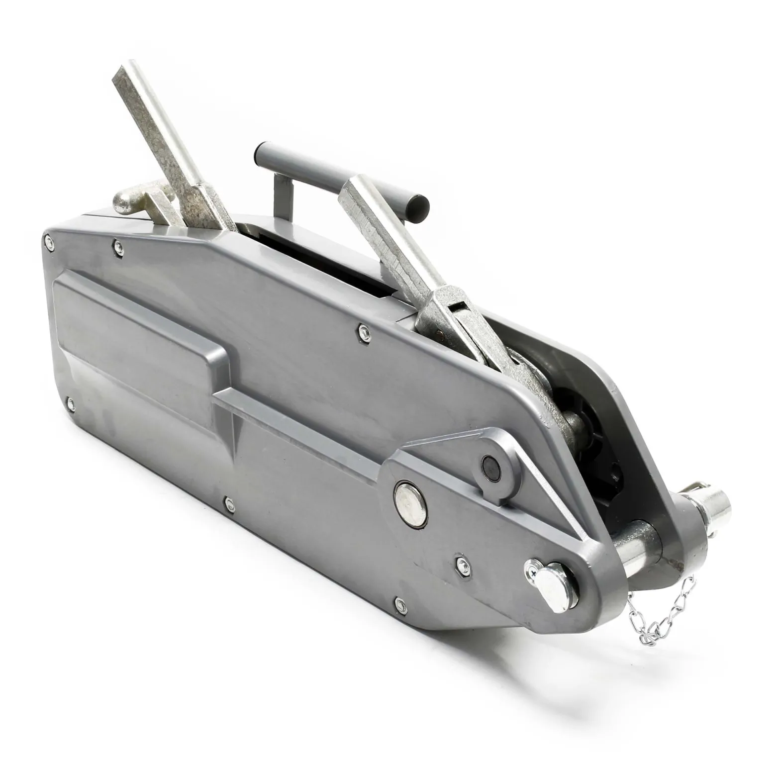 Wiltec Seilzug bis 3200 kg Seilwinde mit 20 m Seil, Handseilwinde mit Ø 16 mm Stahl-Seil, Forstseilwinde mit Abscherstift, Handseilzug mit Lasthaken