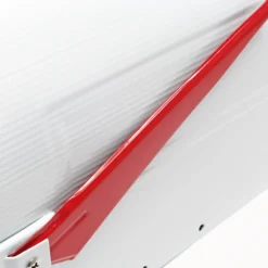 Wiltec Set US Mailbox weiß 180 x 220 x 480 mm, amerikanischer Briefkasten mit Fahne, Standbriefkasten Stahl amerikanisches Design mit passender Wandhalterung
