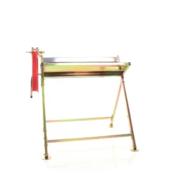 Wiltec Sägebock verzinkt klappbar, 88x71x96 cm, mit Kettensägenhalter und Zwangsführung, Holzsägebock für Brennholz, bis 120 kg