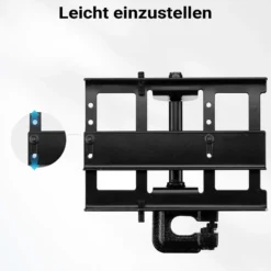 Wiltec Sägeführung für Kettensägen 5-15 cm, mobiles Sägewerk variabel einstellbar, Führungsschiene einfache Montage, Motorsäge Schnittführung Stahl
