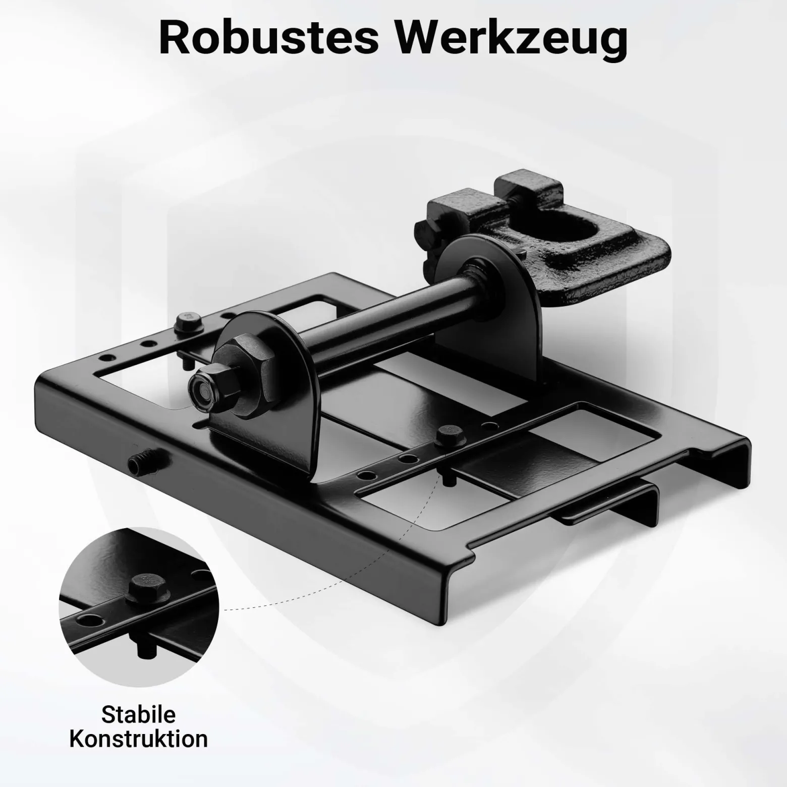 Wiltec Sägeführung für Kettensägen 5-15 cm, mobiles Sägewerk variabel einstellbar, Führungsschiene einfache Montage, Motorsäge Schnittführung Stahl