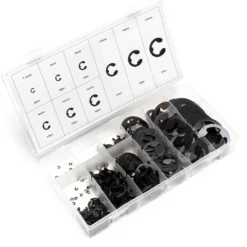 Wiltec Sicherheitsring Seegerring Set 900 teilig, 1,5-32 mm, Sprengring Sortiment in übersichtlicher Kunststoffbox, E Clips Innenringe Außenringe