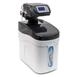 Wiltec SOFT-C2 Wasserenthärtungsanlage, Wasserentkalkung mit 800 l/h, Entkalkungsanlage mit Ionentauscher, Wasserenthärter mit 12 l Soletank