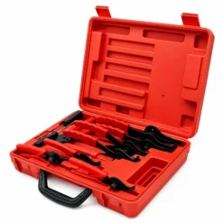 Wiltec Sprengring Zange 11 teilig, 12,7-203 mm, Seegeringzange für Außenringe und Innenringe, Sicherungszangen Set im Koffer