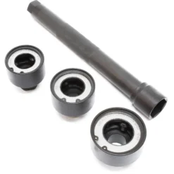 Wiltec Spurstangenwerkzeug Set mit 3 verschiedenen Größen 30-45 mm, Spurstangenschlüssel mit Aufsätzen im praktischen Koffer, Spurstangenköpfe wechseln