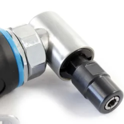 Wiltec Stabschleifer 90° abgewinkelt, Schleifmaschine für Druckluft 20.000 U/min, Schleifgerät mit Winkel zum u. a. Schleifen, Polieren und Fräsen