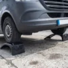 Wiltec Stahl Auffahrrampen Paar 3,6 t für PKW, 200 mm Hubhöhe und 235 mm Breite, stapelbare Autorampe, Verladerampe für Auto, Motorrad, ATV und Quad