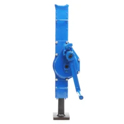 Wiltec Stahlwinde 1500 kg mit Bauhöhe 725 mm, 350 mm Hubhöhe, Robuste Zahnstangenwinde, Hubwinde mit 2 Ansätzen, Stockwinde