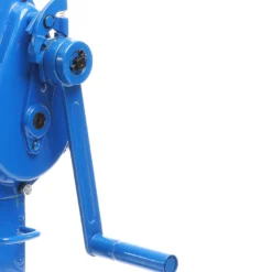 Wiltec Stahlwinde 1500 kg mit Bauhöhe 725 mm, 350 mm Hubhöhe, Robuste Zahnstangenwinde, Hubwinde mit 2 Ansätzen, Stockwinde
