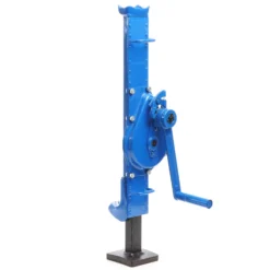 Wiltec Stahlwinde 1500 kg mit Bauhöhe 725 mm, 350 mm Hubhöhe, Robuste Zahnstangenwinde, Hubwinde mit 2 Ansätzen, Stockwinde