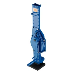 Wiltec Stahlwinde 3000 kg mit Bauhöhe 725 mm, 350 mm Hubhöhe, Robuste Zahnstangenwinde, Hubwinde mit 2 Ansätzen, Stockwinde