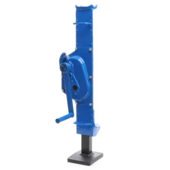 Wiltec Stahlwinde 5000 kg mit Bauhöhe 725 mm, 300 mm Hubhöhe, Robuste Zahnstangenwinde, Hubwinde mit 2 Ansätzen, Stockwinde
