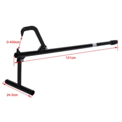Wiltec Stammheber Hand 130cm für Baumstämme bis Ø35cm mit großer Hebelwirkung schont die Kettensäge, Fällhilfe mit Haken