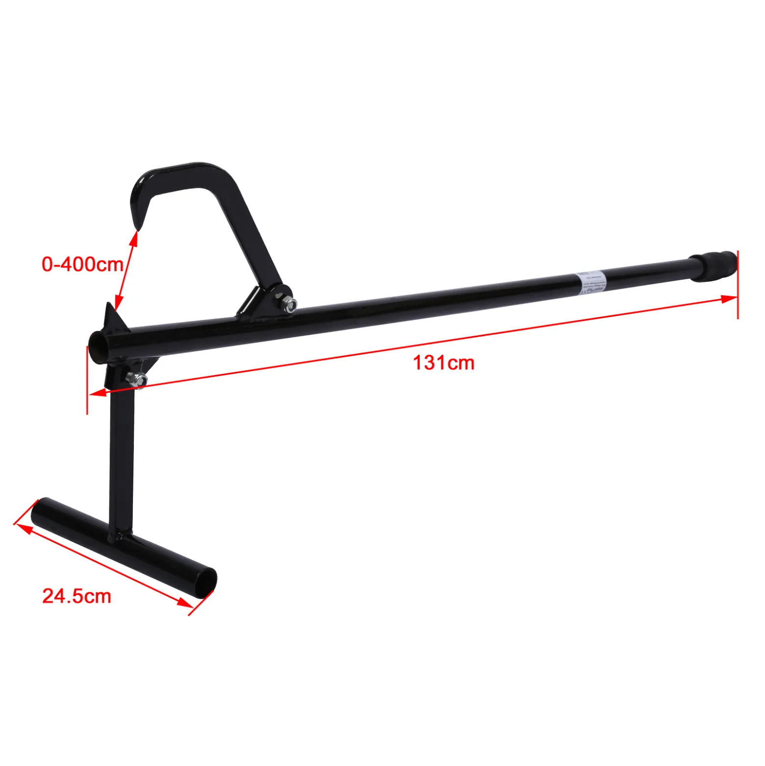 Wiltec Stammheber Hand 130cm für Baumstämme bis Ø35cm mit großer Hebelwirkung schont die Kettensäge, Fällhilfe mit Haken