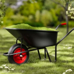 Wiltec Standard Steckachse 170 x 20 mm für Schubkarre, Nabenbreite 130 mm, Achse für Schubkarren Rad, Trolley, Sackkarre, Handwagen