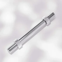 Wiltec Standard Steckachse 160 x 20 mm für Schubkarre, Nabenbreite 120 mm, Achse für Schubkarren Rad, Trolley, Sackkarre, Handwagen