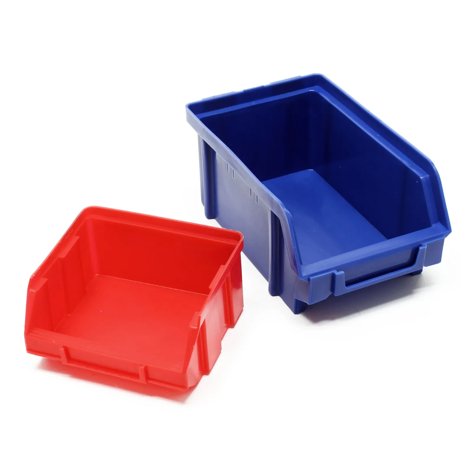 Wiltec Stapelboxen aus Kunststoff 30-tlg. 18 kleine und 12 große Boxen, Setzkasten Aufbewahrungsboxen Sortierboxen Werkstatt Kleinteilemagazin