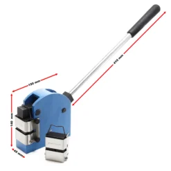 Wiltec Stauchgerät und Streckgerät SS-18, 45 x 150 x 140 mm, Biegemaschine zur Blechbearbeitung für Stahlblech bis 1,2 mm, Aluminium bis 1,5 mm