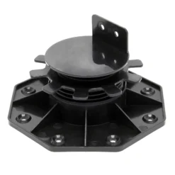 Wiltec Stelzlager für Terrassen, 2700kg, 33-64mm, höhenverstellbarer Stellfuß für Terrassendielen, Platten und Planken