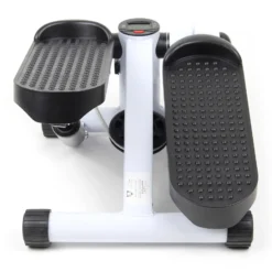 Wiltec Stepper 41 x 30 x 18 cm mit Trainingscomputer, Hometrainer für Fitness für Beine & Po, Ministepper mit Trainingsbändern, Ausdauertraining