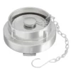 Wiltec Storz Blindkupplung B 75mm 3" mit Kette aus Aluminium zum temporären Verschließen von Storzabgängen
