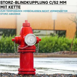 Wiltec Storz Blindkupplung C 52mm 2
