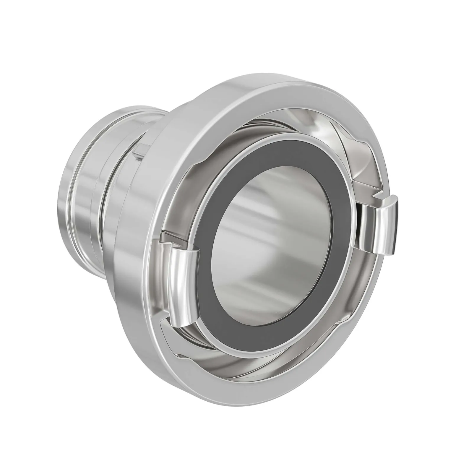 Wiltec Storz Kupplung B 75mm Druckkupplung mit langem Stutzen Schlauchkupplung aus Aluminium