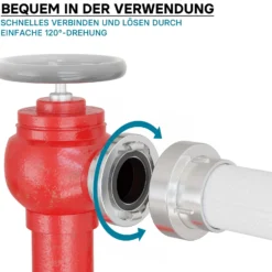 Wiltec Storz Kupplung C 52mm Festkupplung mit Innengewinde 2