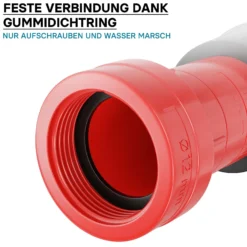 Wiltec Strahlrohrdüse für Kleinstrahlrohr Schlauchdüse 38,1mm (1,5