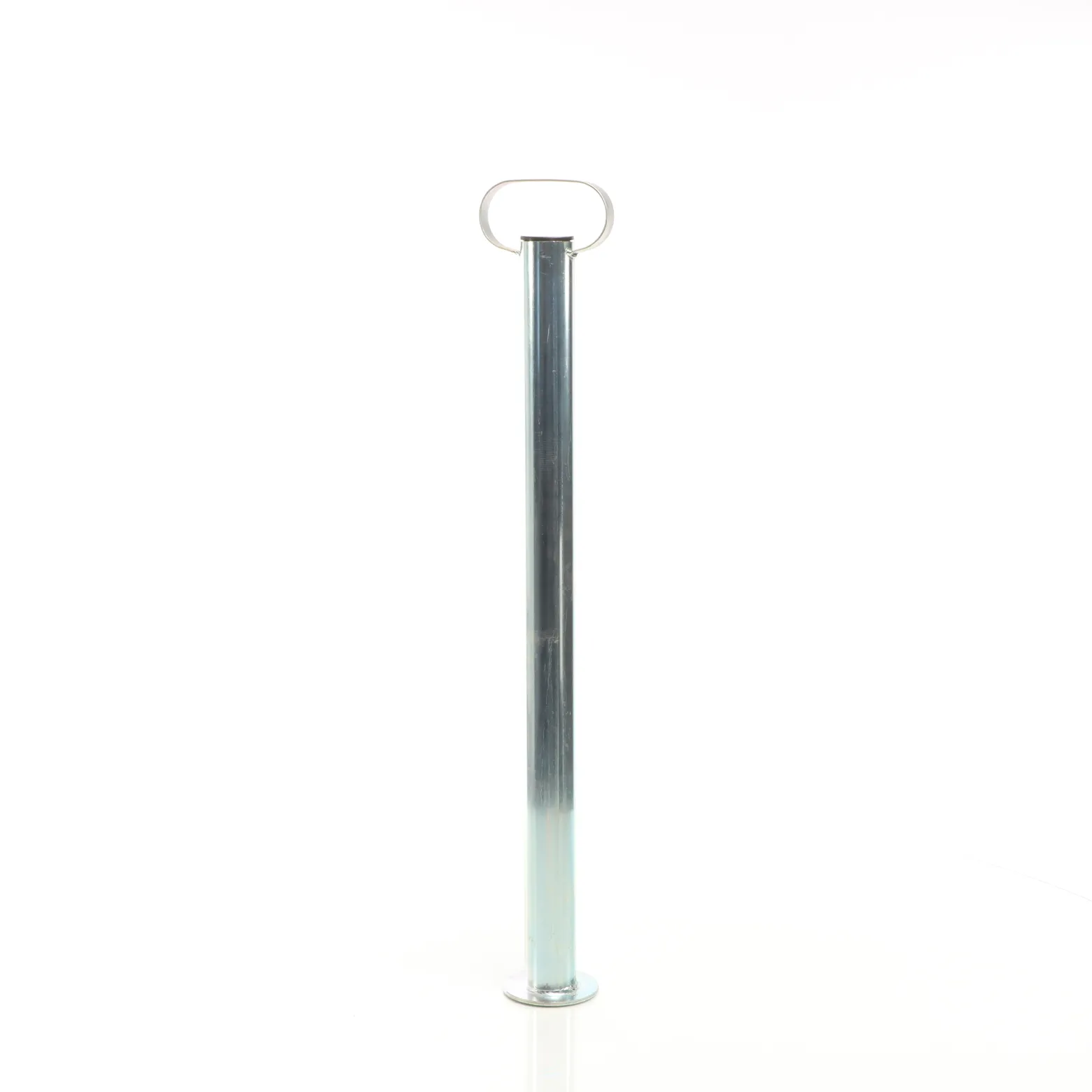 Wiltec Stützen für Anhänger 700 mm ø 48 mm Anhängerstützen mit Handgriff Abstellstützen Stützfuß