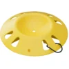 Wiltec Stützradunterlage rund 305 mm bis 1995 kg, HDPE Stützrad Halterung für Stützrad bis Ø 150 mm, Unterlegkeil Stützrad für Anhänger u. Wohnwagen