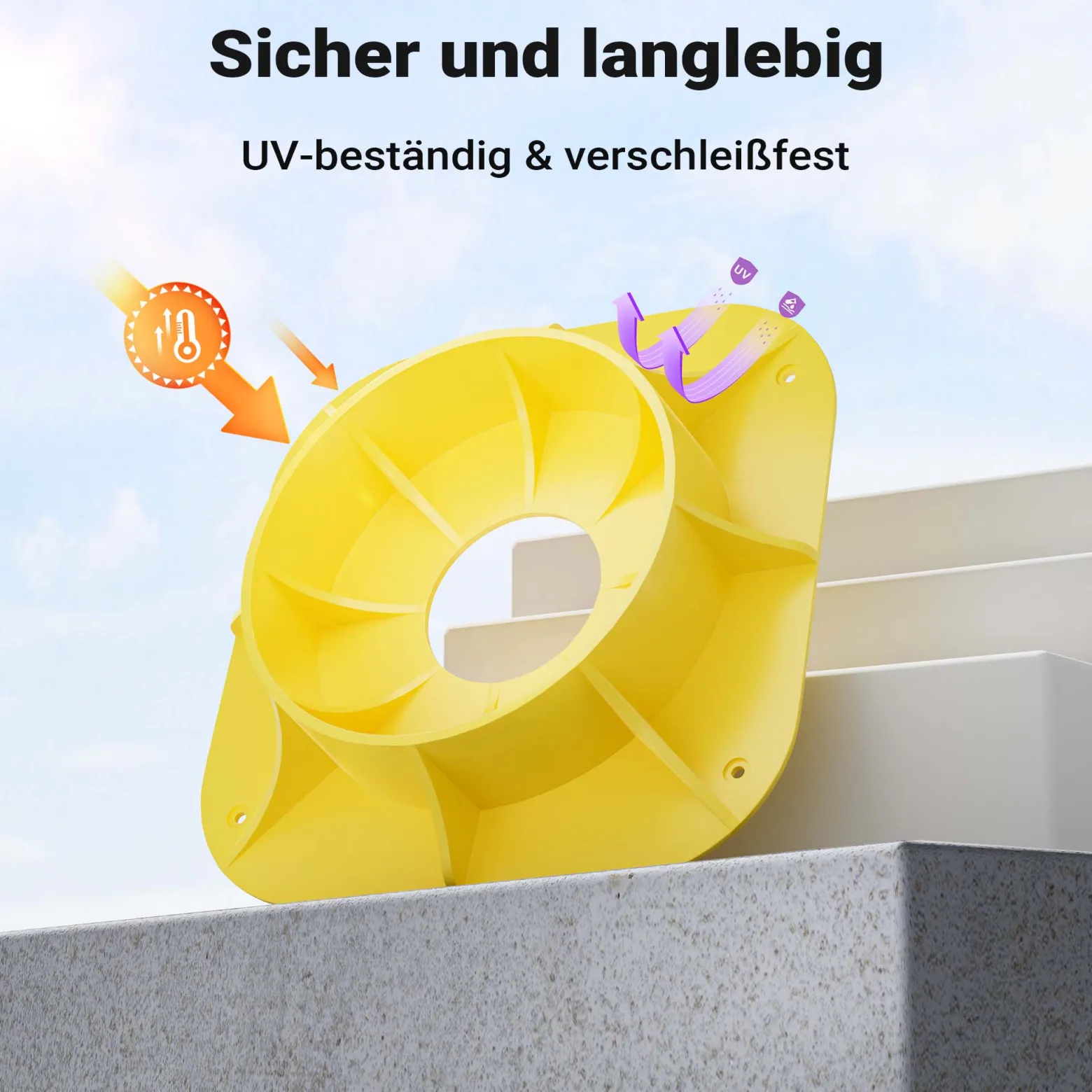 Wiltec Stützradunterlage rund 236 mm bis 900 kg, HDPE Stützrad Halterung für Stützrad bis Ø 160 mm, Unterlegkeil Stützrad für Anhänger u. Wohnwagen