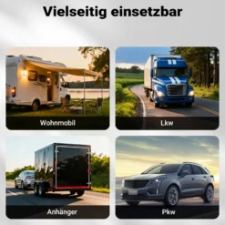 Wiltec Stufenkeile Paar 40/70/100 mm 5 t mit Stopper, Auffahrkeile 2er-Set mit 3 Höhen, Ausgleichskeile für Wohnwagen, Wohnmobil, Camper